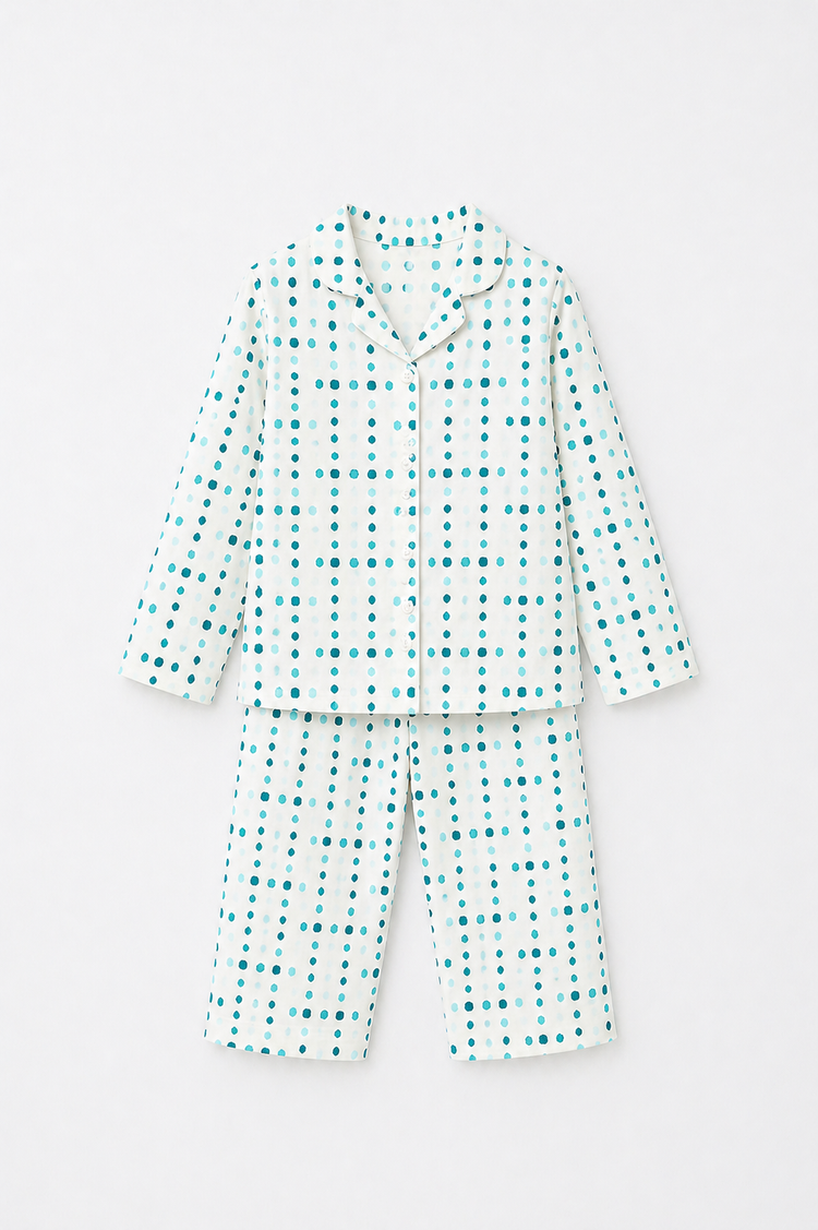 Blue polka spots Set