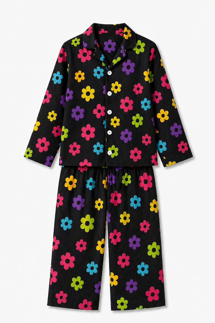Groovy Bloom Night Suit
