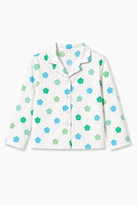 Teal Blossom Night Suit
