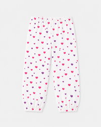 Pink Heart Night Suit