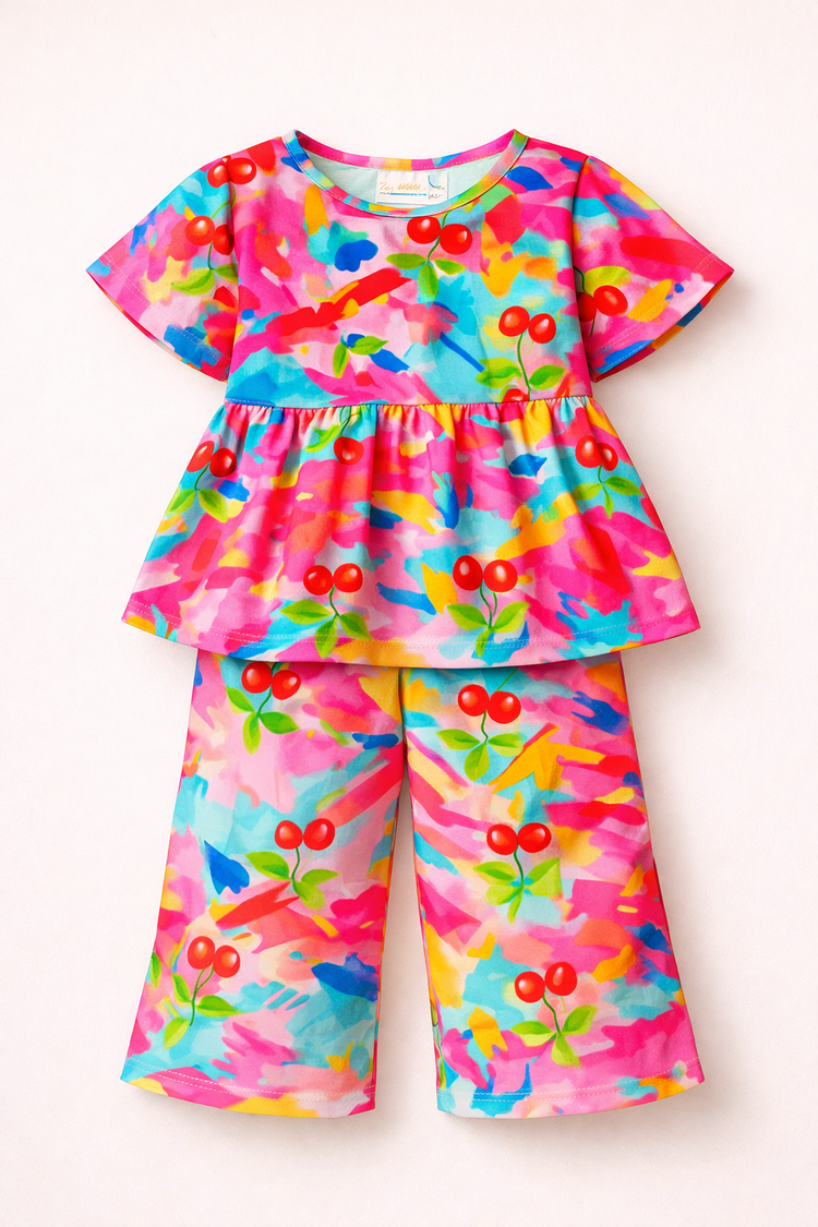 Splashes and Cherry Co-ord Set