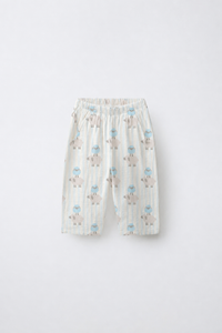 Blue Sheep Smocked Baby Co-ord Set