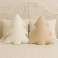 Christmas Tree Fleece Cushion
