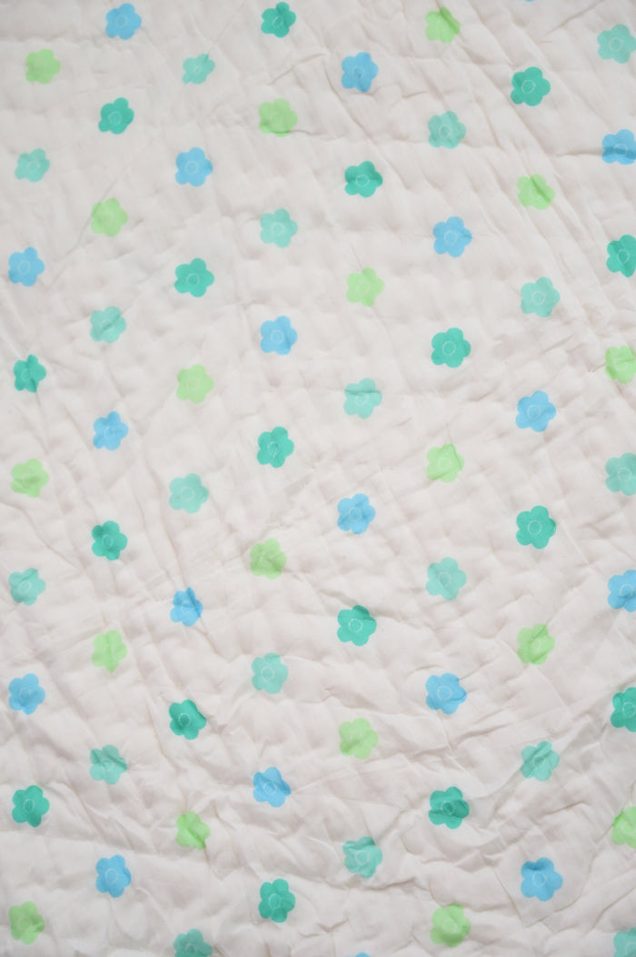 Snuggles and Cuddles Baby Gift Bundle (Blue and Tangerine Florals)