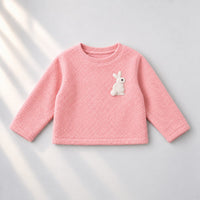 Pink Bunny Fleece Set top by Anaario
