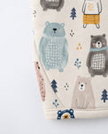 Snow Bear Hooded Barrel Pant Set flat lay by Anaario