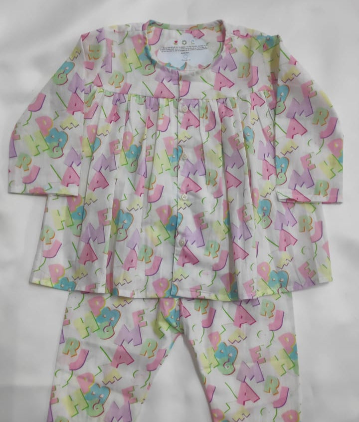 Pastel Aphabets - Night Wear
