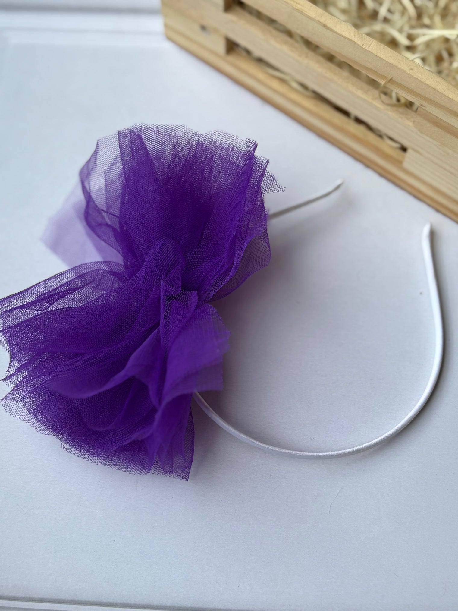 Violet Bow Hairband