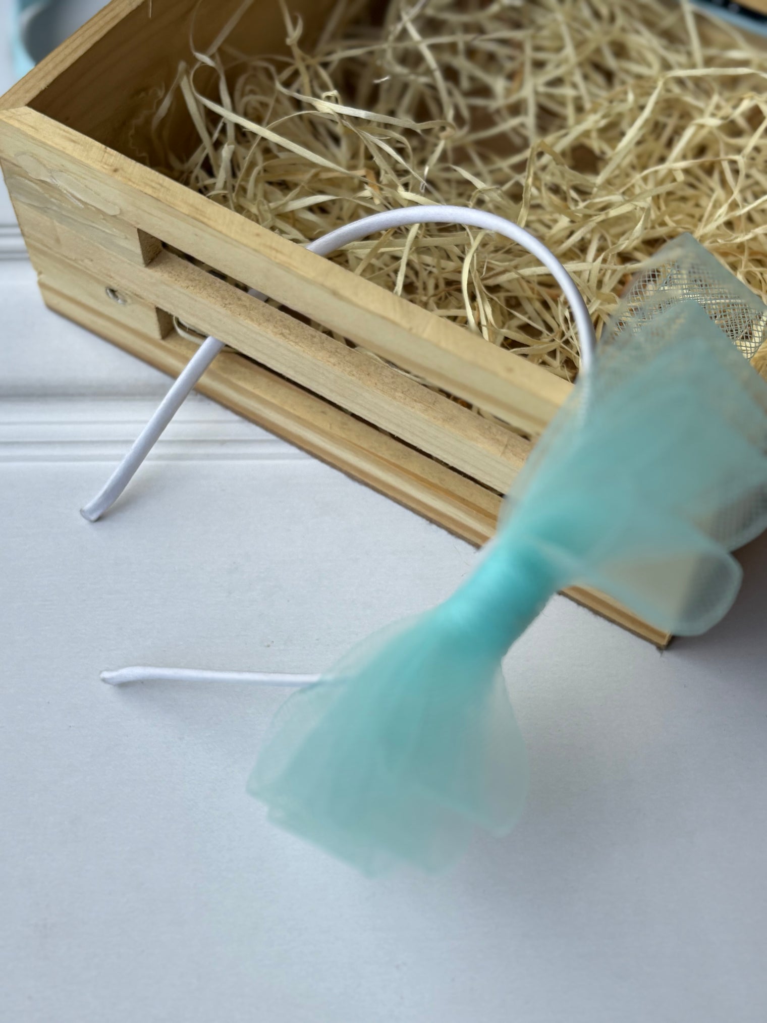 Blue Bow Hairband