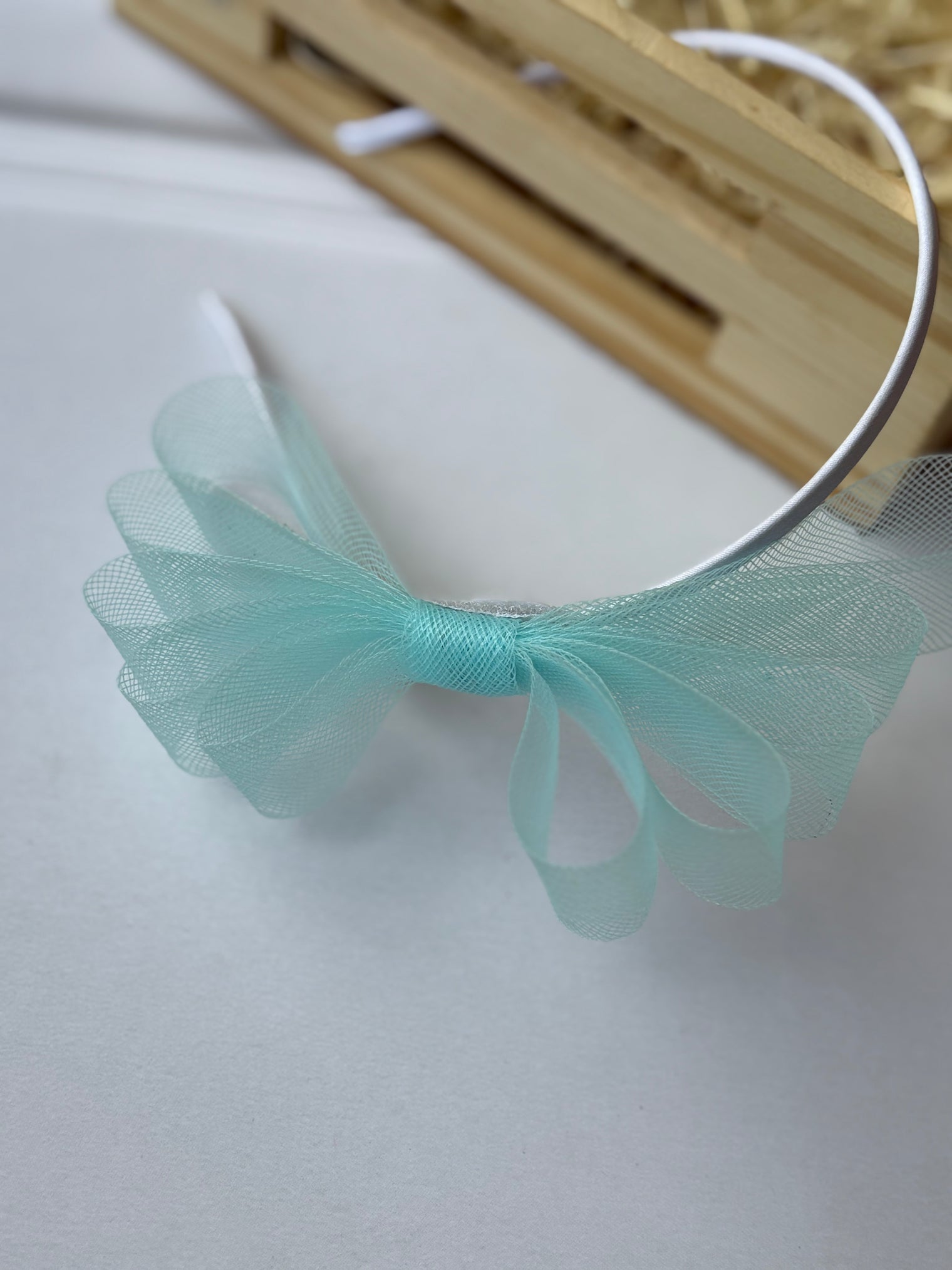 Blue Bow Hairband