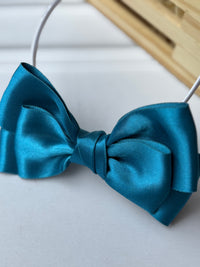 Blue Glow Bow Headband