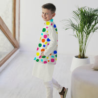 Maharaja Waistcoat - Multicolored Polka Dots