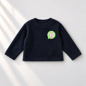 Navy YO Fleece Set top by Anaario