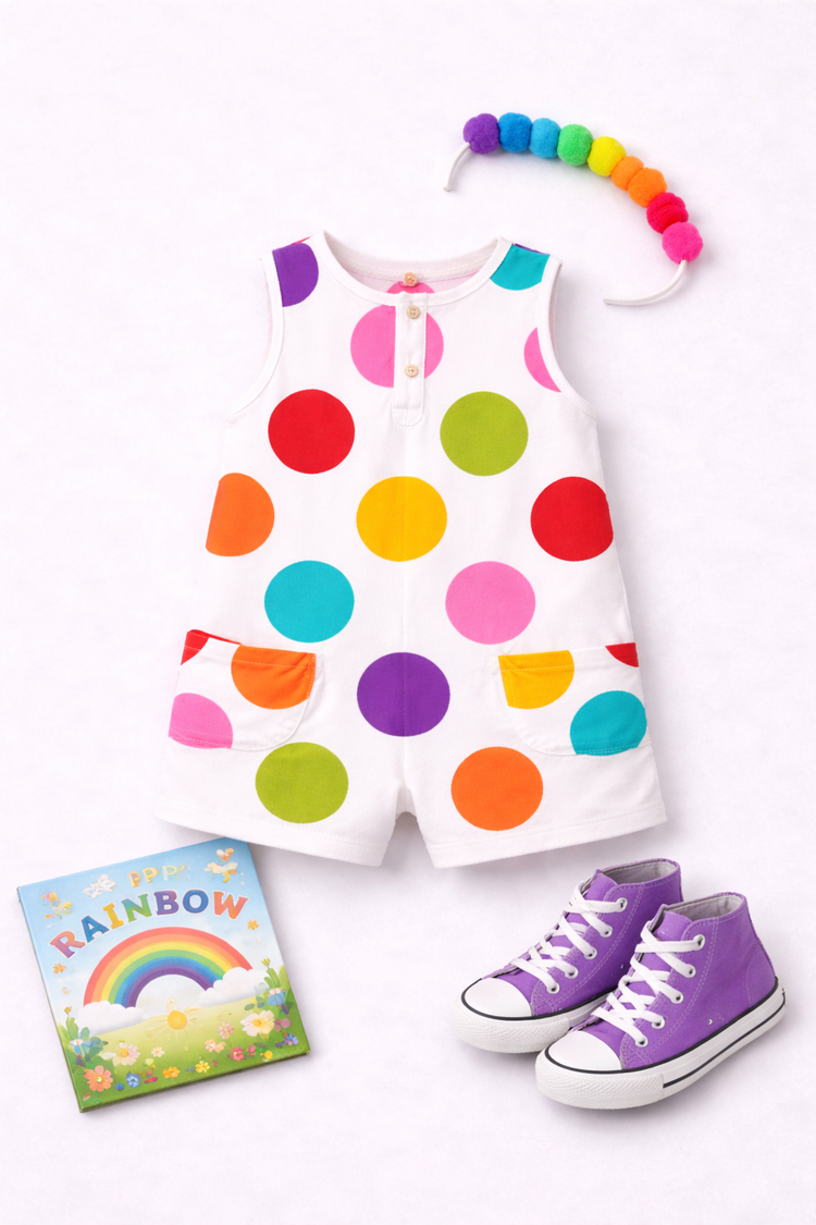 The Rainbow Pop Romper