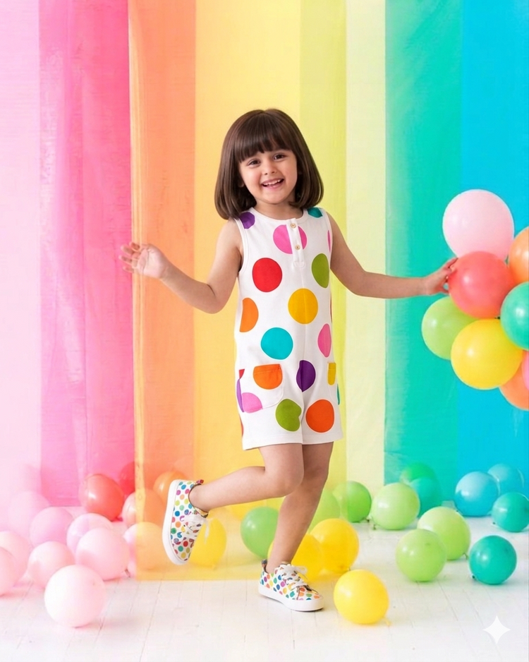 The Rainbow Pop Romper