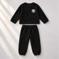 Black Panda Fleece Set top and bottom by Anaario