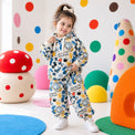 IYKYK Hooded Jogger Set on girl by Anaario – winter kidswear