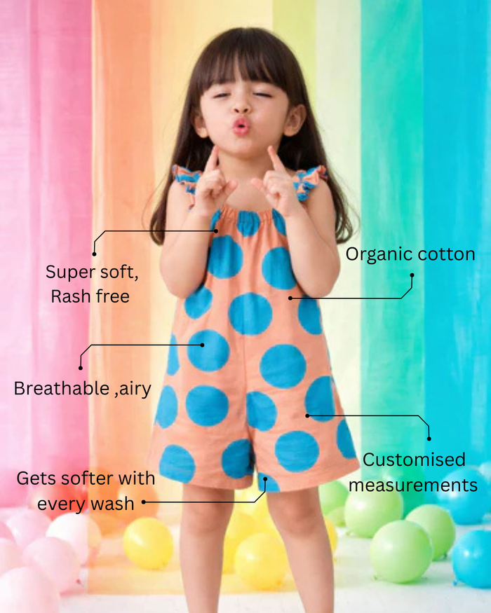 The Peaches & Pop Romper