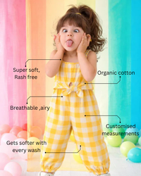 The Honeybee Checker Jumpsuit
