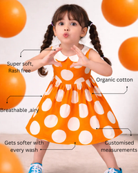 The Apricot Pop Dress