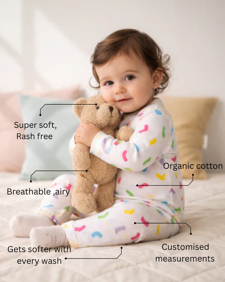 Multicolored wriggly beans Set