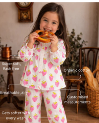 Berry Bloom Night Suit