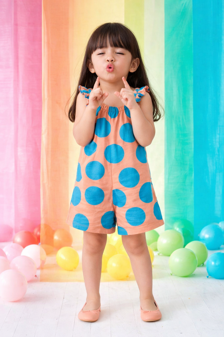 The Peaches & Pop Romper