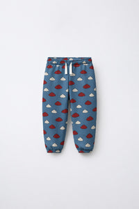 Teal Cloud Jogger Set flat lay by Anaario