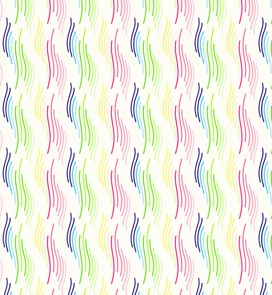 Rainbow Waves Pajama Set - Night Wear