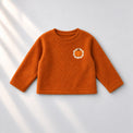 Rust Pumpkin Fleece Set top by Anaario