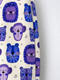 Blue Purple Lion Jogger Set flat lay by Anaario