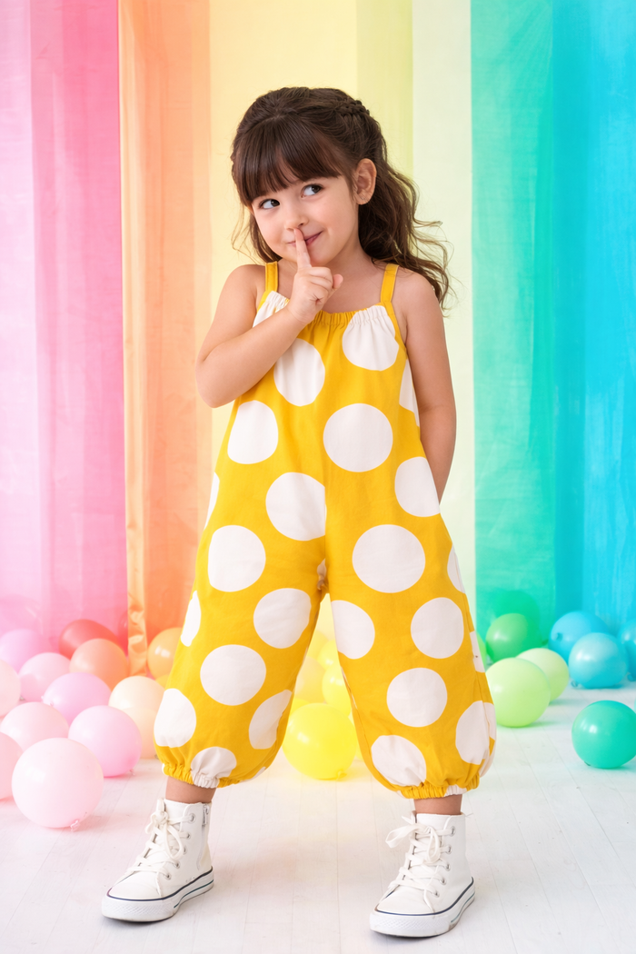 The Lemonade Dotty Romper