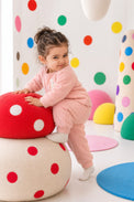 Pink Bunny Fleece Set for kids by Anaario – winter fleecewear