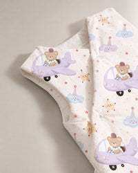 Aeroplane Teddy Bamboo Baby Sleeping Bag