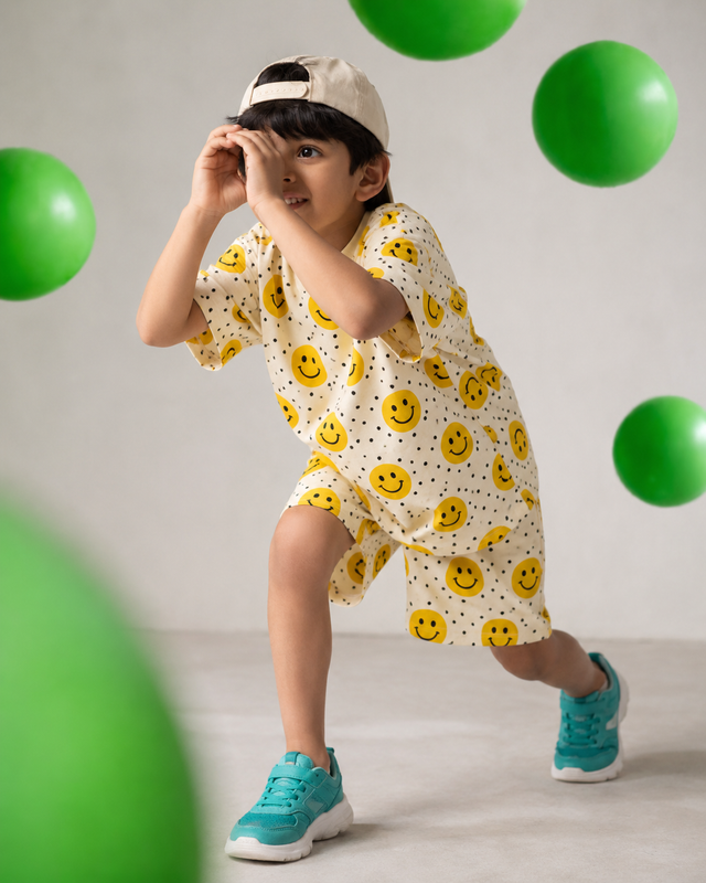 Boy wearing Anaario All Smiles Co-ord Set