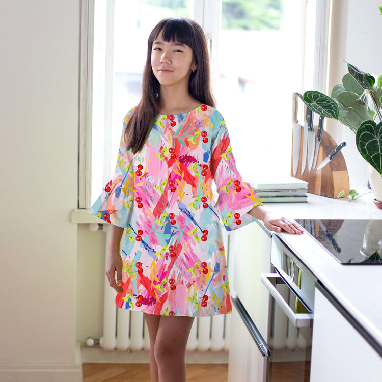 Girl wearing Anaario Aloha Sugar Rush Dress