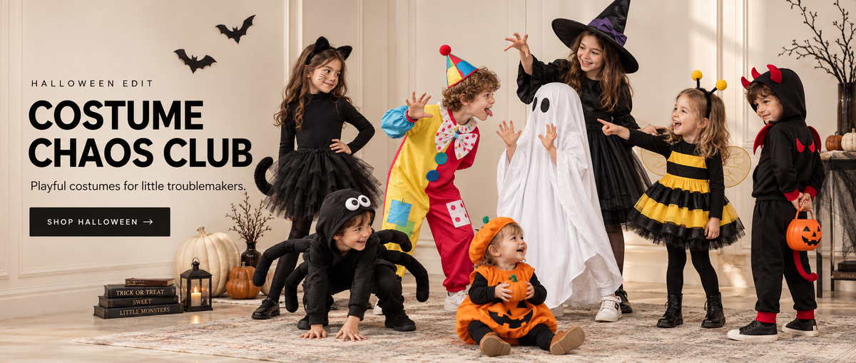 Anaario Halloween Edit banner - kids costumes, Costume Chaos Club