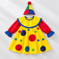Clown Dress Costume for kids by Anaario – Halloween fancy dress