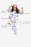Anaario Banana and race cars Co-ord Set recycled polyester features
