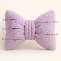 Anaario Bow Fleece Cushion features - organic cotton, super soft, cosy and warm, plush and huggable, child-safe