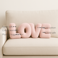 Anaario LOVE Fleece Cushion features - organic cotton, super soft, cosy and warm, plush and huggable, child-safe