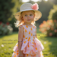 Anaario Charming Pocahontas Dress features - organic cotton, super soft and rash free, breathable, gets softer with every wash, customised measurements
