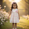 Anaario Starlight Bows Sailor Dress features - organic cotton, super soft and rash free, breathable, gets softer with every wash, customised measurements