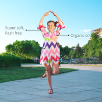 Anaario Sugar Rush Dress features - organic cotton, super soft and rash free, breathable, gets softer with every wash, customised measurements