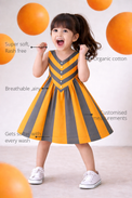 Anaario The Tiger Lily Dress features - organic cotton, super soft and rash free, breathable, gets softer with every wash, customised measurements