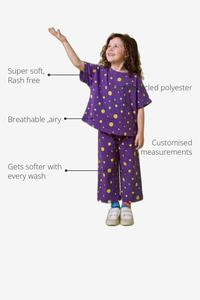 Anaario Green and Blue Polka Dots Co-ord Set recycled polyester features