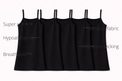 Anaario Girls Black Sleeveless Bamboo Vest (Pack of 5) features - bamboo fabric, super soft, hypoallergenic, breathable, moisture-wicking