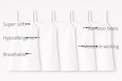 Anaario Girls Sleeveless Bamboo Vest (Pack of 5) features - bamboo fabric, super soft, hypoallergenic, breathable, moisture-wicking