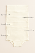 Anaario Unisex Bamboo Briefs (Pack of 5) features - bamboo fabric, super soft, hypoallergenic, breathable, moisture-wicking