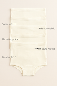 Anaario Unisex Bamboo Briefs (Pack of 5) features - bamboo fabric, super soft, hypoallergenic, breathable, moisture-wicking